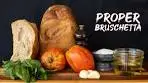 Proper Italian Bruschetta with Tomato & Basil