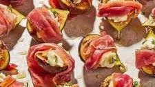 Prosciutto Wrapped Figs with Goat Cheese, Honey, and Thyme