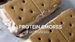 PROTEIN SMORES BARS only 4 ingredients! We love an ...