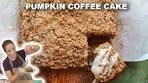 Pumpkin Streusel Coffee Cake