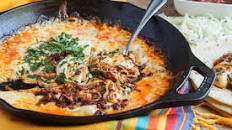 Queso Fundido (Melted Cheese with Chorizo)