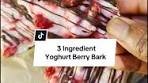 Quick 5-Minute Yoghurt Berry Bark Recipe