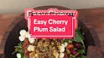 Quick and Easy Cherry Plum Salad for lunch with a yummy ...