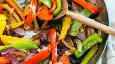 Quick Sauteed Peppers and Onions
