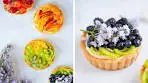 rainbow fruit tarts