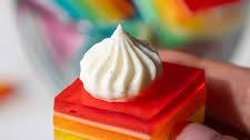 Rainbow Jello Cake