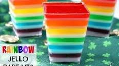 RAINBOW JELLO PARFAITS