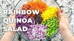 RAINBOW QUINOA SALAD RECIPE |Healthy, Vegan, Gluten ...