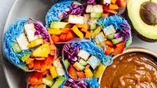Rainbow Spring Rolls