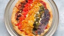 Rainbow Veggie Pizza