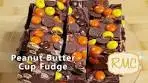 Randy Makes Chocolate Peanut Butter Cup Fudge