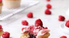 Raspberry Almond Cupcakes