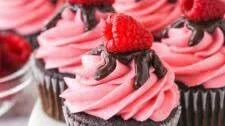 Raspberry Chocolate Cupcakes