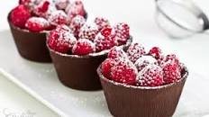 Raspberry Chocolate Cups