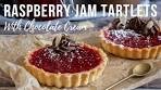 RASPBERRY JAM TARTS WITH ALMOND PASTRY