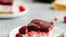 Raspberry Jello Dessert
