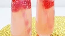 Raspberry Lemonade Mimosas