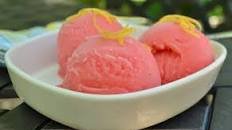 Raspberry Lemonade Sorbet