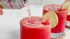 Raspberry Lime Rickey Cocktail