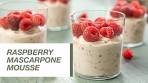 Raspberry Mascarpone Mousse | Food Channel L Recipes