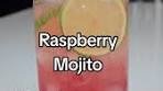 Raspberry Mojito Recipe 🍹 Brace yourselves cause I have ...
