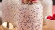 Raspberry Overnight Oats