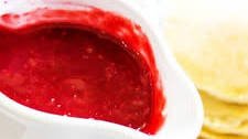 Raspberry Peach Sauce