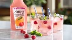 Raspberry Spritzer with Simply Lemonade® Recipe