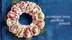 raspberry swirl pavlova wreath | donna hay