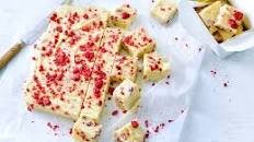 Raspberry–White Chocolate Fudge