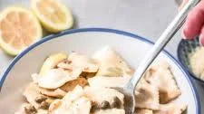 Ravioli with Lemon Butter Sauce and Capers