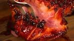 Recipe: Maple Glazed Ham - Juicy, Sticky