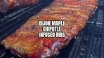 Recipe: Smoked Dijon Maple Chipotle Infused Ribs