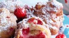 Red Tart Cherry Fritters