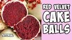 Red Velvet Cake Balls! Recipe tutorial #Shorts