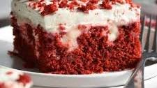 Red Velvet Poke Cake