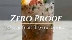 Refreshing Grapefruit Thyme Spritz Recipe