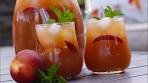 Refreshing Peach Ginger Iced Tea