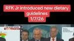 RFK Jr introduced new dietary guidelines. #maha #diet #doctor