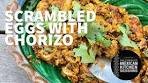 Rick Bayless Breakfast: Scrambled Eggs with Chorizo
