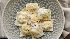 Ricotta and Smoked Salmon Ravioli