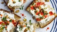 Ricotta Toast (With Hot Honey and Pistachios)