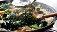 Risotto With Winter Squash and Collard Greens