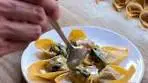 Roast pork shoulder filled tortelloni, smothered in a rich sage ...