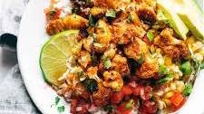 Roasted Cauliflower Burrito Bowls