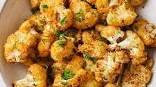 Roasted Cauliflower with Parmesan and Garlic