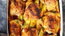 Roasted Chicken Thighs and Potatoes
