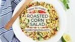 Roasted Corn Salad With Honey Lime Dressing Recipe