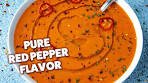 Roasted Red Pepper Soup (PURE Red Pepper Flavor)