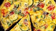 Roasted Tomato and Zucchini Frittata Recipe